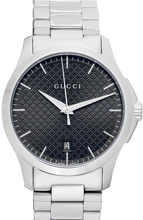 all stainless steel zegarki gucci
